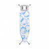 Τραπέζι σιδερώματος Brabantia B 90300113, 124x38 cm, 7 θέσεις ρύθμισης, υποδοχή σίδερου, PerfectFlow, Λευκό/Μπλε