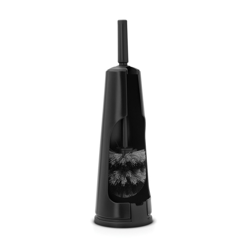 Βούρτσα τουαλέτας Brabantia ReNew 90300276, 42 cm, Διακριτικός σχεδιασμός, Μαύρο
