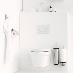 Βούρτσα τουαλέτας Brabantia Profile 90300284, 43 cm, Πλήρως επικαλυμμένη βούρτσα, Επιτοίχια τοποθέτηση, Inox