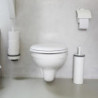 Βούρτσα τουαλέτας Brabantia Profile 90300316, 43 cm, Πλήρως επικαλυμμένη βούρτσα, Επιτοίχια τοποθέτηση, Λευκό