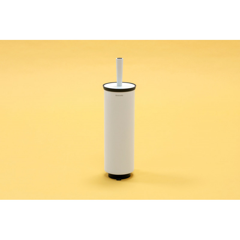 Βούρτσα τουαλέτας Brabantia Profile 90300316, 43 cm, Πλήρως επικαλυμμένη βούρτσα, Επιτοίχια τοποθέτηση, Λευκό