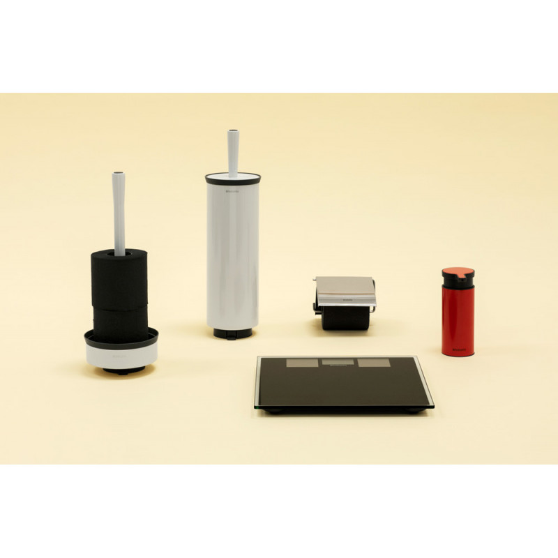 Βάση χαρτιού τουαλέτας Brabantia Profile 90300320, Επιτοίχια τοποθέτηση, Ανθεκτική στη διάβρωση, Μαύρο