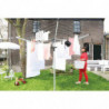Εξωτερική απλώστρα Brabantia Lift-O-Matic Advance 90300253, 50 μ., Ρυθμιζόμενο ύψος, Βάση για στερέωση στο τσιμέντο, Θήκη, Τσάντα με μανταλάκια, Ανθεκτική στη διάβρωση, Ανοξείδωτο