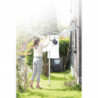 Εξωτερική απλώστρα Brabantia Lift-O-Matic Advance 90300253, 50 μ., Ρυθμιζόμενο ύψος, Βάση για στερέωση στο τσιμέντο, Θήκη, Τσάντα με μανταλάκια, Ανθεκτική στη διάβρωση, Ανοξείδωτο