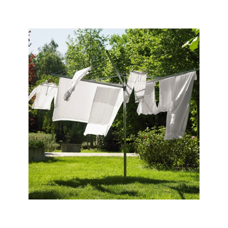 Brabantia TopSpinner για εξωτερικούς χώρους 90300261, 40 m, Αγκύρωση σκυροδέματος, Ανθεκτικό στη διάβρωση, Inox