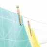 Brabantia TopSpinner για εξωτερικούς χώρους 90300263, 50 m, Μεταλλική ακίδα εκσκαφής, Θήκη, Ανθεκτική στη διάβρωση, Inox