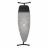 Τραπέζι σιδερώματος Brabantia D 90300136, 135x45 cm, 7 ρυθμιζόμενες θέσεις, ανθεκτική στη θερμότητα ζώνη σιδερώματος, Σκούρο γκρι/λευκό