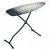 Τραπέζι σιδερώματος Brabantia D 90300136, 135x45 cm, 7 ρυθμιζόμενες θέσεις, ανθεκτική στη θερμότητα ζώνη σιδερώματος, Σκούρο γκρι/λευκό