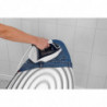 Τραπέζι σιδερώματος Brabantia D 90300136, 135x45 cm, 7 ρυθμιζόμενες θέσεις, ανθεκτική στη θερμότητα ζώνη σιδερώματος, Σκούρο γκρι/λευκό