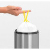 Brabantia Touch Bin 647215, 3 L, Ομαλό και αθόρυβο άνοιγμα, Επίτοιχη τοποθέτηση, Γκρι