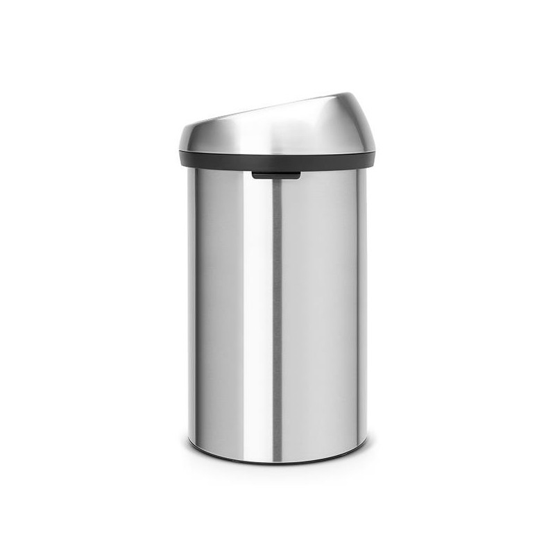 Κουτί Brabantia Touch Bin 647245, 60 λίτρα, Ομαλός και αθόρυβος βρασμός, Inox/mate