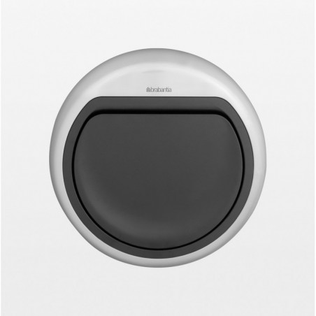 Brabantia Touch Bin 647251, 60 l, Ομαλό και αθόρυβο άνοιγμα, Μαύρο/inox