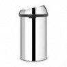 Κάδος Brabantia Touch Bin 647254, 60 l, ομαλό και αθόρυβο άνοιγμα, Inox