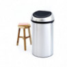 Κάδος Brabantia Touch Bin 647255, 60 l, Ομαλό και αθόρυβο άνοιγμα, ανθεκτικός στα δακτυλικά αποτυπώματα, Inox/matt