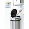 Κάδος Brabantia Touch Bin 647255, 60 l, Ομαλό και αθόρυβο άνοιγμα, ανθεκτικός στα δακτυλικά αποτυπώματα, Inox/matt