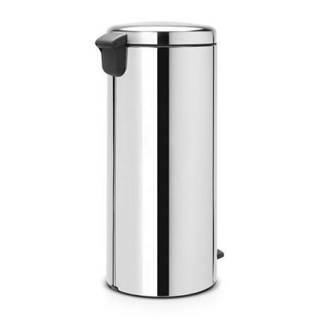 Κάδος με πεντάλ Brabantia NewIcon 649064, 30 l, Εύκολο κλείσιμο, Αντιολισθητική βάση, Μεταλλικός εσωτερικός κάδος, Inox