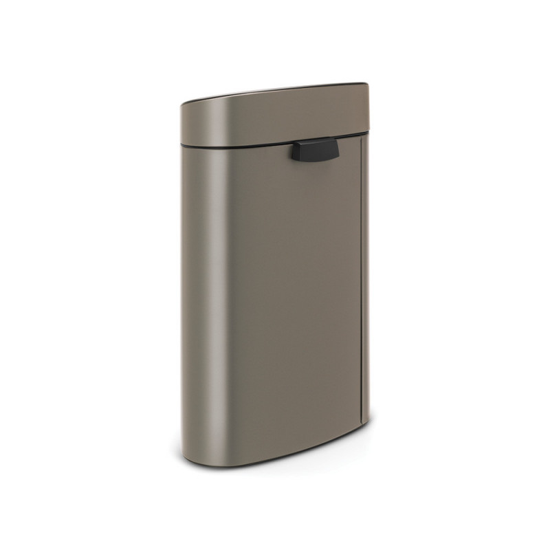 Κάδος Brabantia Touch Bin New 649732, 40 l, αθόρυβο και ομαλό κλείσιμο, επίπεδη πλάτη, γκρι