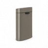Κάδος Brabantia Touch Bin New 649732, 40 l, αθόρυβο και ομαλό κλείσιμο, επίπεδη πλάτη, γκρι