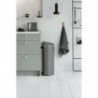 Κάδος Brabantia Touch Bin New 649732, 40 l, αθόρυβο και ομαλό κλείσιμο, επίπεδη πλάτη, γκρι