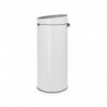 Κάδος Brabantia Touch Bin New 649999, 30 l, αθόρυβο και ομαλό κλείσιμο, Λευκό