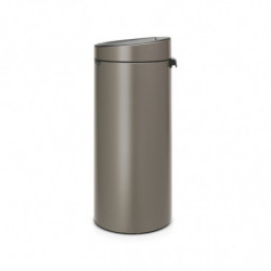 Κάδος Brabantia Touch Bin New 650007, 30 L, αθόρυβο και ομαλό κλείσιμο, γκρι
