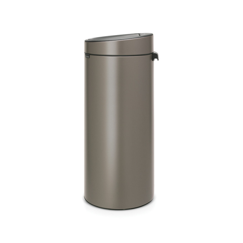 Κάδος Brabantia Touch Bin New 650007, 30 L, αθόρυβο και ομαλό κλείσιμο, γκρι