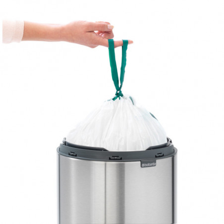 Κάδος Brabantia Touch Bin New 650007, 30 L, αθόρυβο και ομαλό κλείσιμο, γκρι