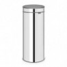 Κάδος Brabantia Touch Bin New 650010, 30 l, Αθόρυβο και ομαλό κλείσιμο, Λαμπερό όνυχα