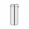 Κάδος Brabantia Touch Bin New 650010, 30 l, Αθόρυβο και ομαλό κλείσιμο, Λαμπερό όνυχα