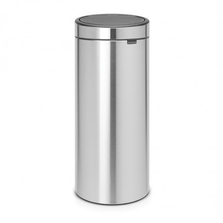 Κάδος Brabantia Touch Bin New 650011, 30 l, αθόρυβο και ομαλό κλείσιμο, Inox/matt