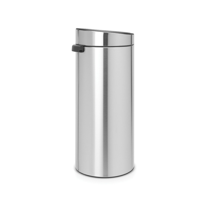 Κάδος Brabantia Touch Bin New 650011, 30 l, αθόρυβο και ομαλό κλείσιμο, Inox/matt
