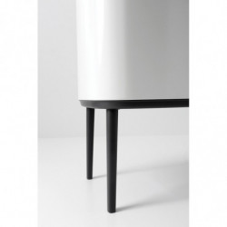 Κάδος Brabantia Bo Touch 651110, 11+23 L, Ομαλό και αθόρυβο άνοιγμα, Μεγάλο άνοιγμα, Λευκό