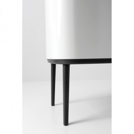 Κάδος Brabantia Bo Touch 651110, 11+23 L, Ομαλό και αθόρυβο άνοιγμα, Μεγάλο άνοιγμα, Λευκό