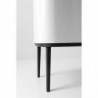 Κάδος Brabantia Bo Touch 651110, 11+23 L, Ομαλό και αθόρυβο άνοιγμα, Μεγάλο άνοιγμα, Λευκό