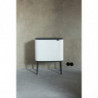 Κάδος Brabantia Bo Touch 651110, 11+23 L, Ομαλό και αθόρυβο άνοιγμα, Μεγάλο άνοιγμα, Λευκό