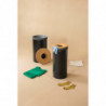 Καλάθι πλυντηρίου Brabantia 1000826, 60 l, Καπάκι από φελλό, Πλήρωση χωρίς άνοιγμα, οπές εξαερισμού, Μαύρο