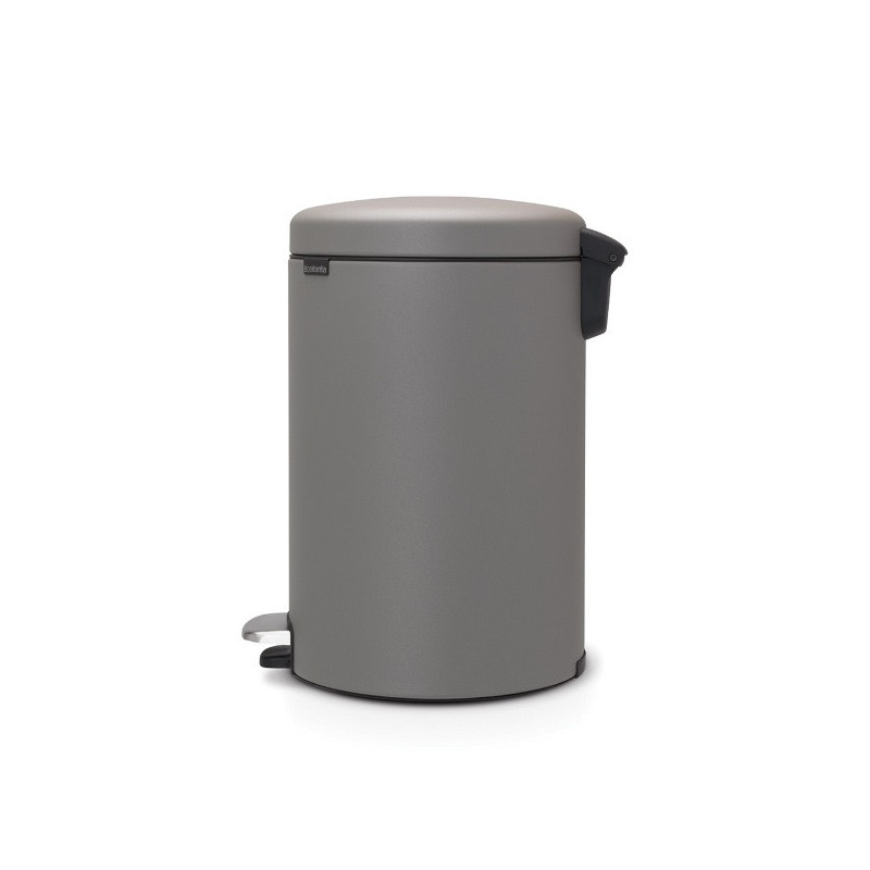 Кош за смет с педал Brabantia NewIcon 20L, Mineral Concrete Grey