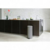 Κάδος με πεντάλ Brabantia NewIcon 1001092, 30 L, Εύκολο κλείσιμο, Αντιολισθητική βάση, Σατινέ φινίρισμα, Γκρι