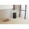 Κάδος απορριμμάτων με πεντάλ Brabantia NewIcon 1001102, 3 L, Ομαλό κλείσιμο, Αντιολισθητική βάση, Ορυκτή επίστρωση, Σκούρο γκρι