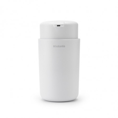 Δοσομετρητής υγρού σαπουνιού Brabantia ReNew 1003134, 250 ml, Αντιολισθητική βάση, Χωρίς σταγόνες, Λευκό
