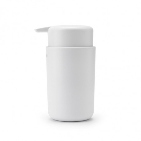 Δοσομετρητής υγρού σαπουνιού Brabantia ReNew 1003134, 250 ml, Αντιολισθητική βάση, Χωρίς σταγόνες, Λευκό
