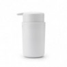 Δοσομετρητής υγρού σαπουνιού Brabantia ReNew 1003134, 250 ml, Αντιολισθητική βάση, Χωρίς σταγόνες, Λευκό