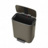Κάδος Brabantia Bo Pedal 1003184, 60 L, Εύκολο κλείσιμο, Αντιολισθητική βάση, Γκρι