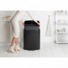 Κάδος Brabantia Bo Pedal 1003185, 60 L, Εύκολο κλείσιμο, Αντιολισθητική βάση, Μαύρο