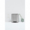 Κάδος Brabantia Bo Pedal 1003186, 60 l, Εύκολο κλείσιμο, Αντιολισθητική βάση, Ανθεκτικός στα δακτυλικά αποτυπώματα, Inox/Matte