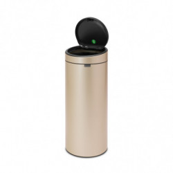 Brabantia Touch Bin New 1003221, 30 l, αθόρυβο και ομαλό κλείσιμο, μεταλλικό χρυσό