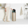Brabantia Touch Bin New 1003221, 30 l, αθόρυβο και ομαλό κλείσιμο, μεταλλικό χρυσό