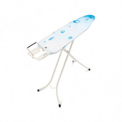 Τραπέζι σιδερώματος Brabantia A 1003322, 110x30 cm, 7 θέσεις ρύθμισης, υποδοχή σίδερου, Λευκό/Μπλε