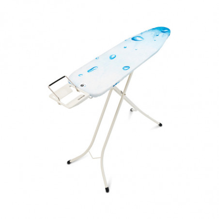 Τραπέζι σιδερώματος Brabantia A 1003322, 110x30 cm, 7 θέσεις ρύθμισης, υποδοχή σίδερου, Λευκό/Μπλε