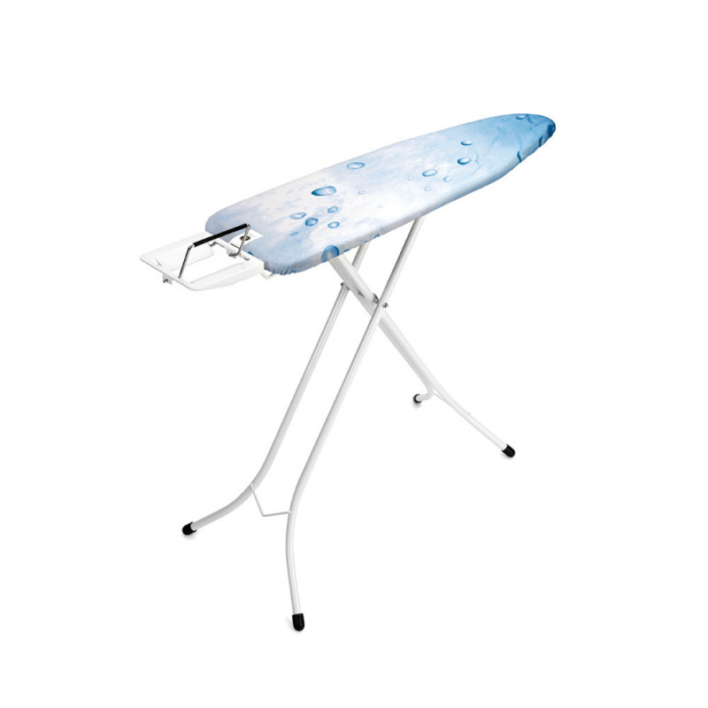 Τραπέζι σιδερώματος Brabantia A 1003322, 110x30 cm, 7 θέσεις ρύθμισης, υποδοχή σίδερου, Λευκό/Μπλε